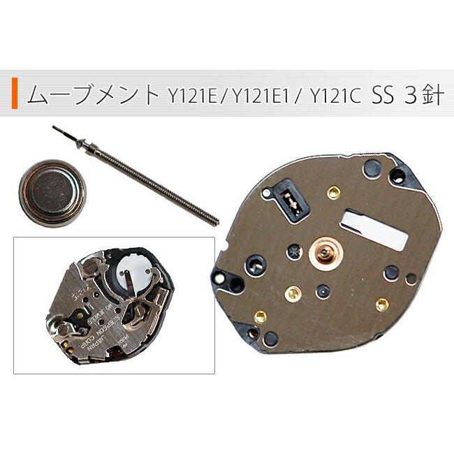 腕時計用ムーブメント Y121F Y121E Y121E1 Y121C SS 3針 時計部品 修理