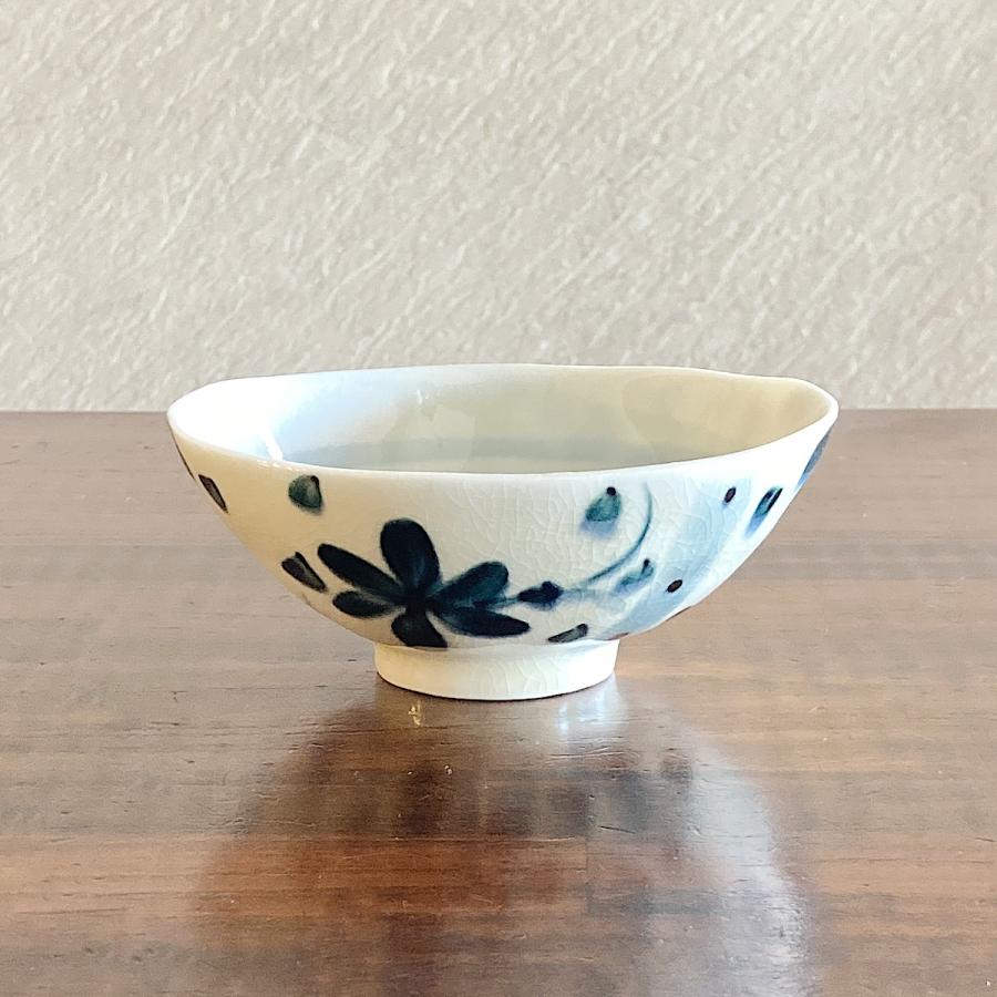 茶碗 飯碗 美濃焼 花柄 平茶碗 安南 : young ole Yahoo!店 - 通販