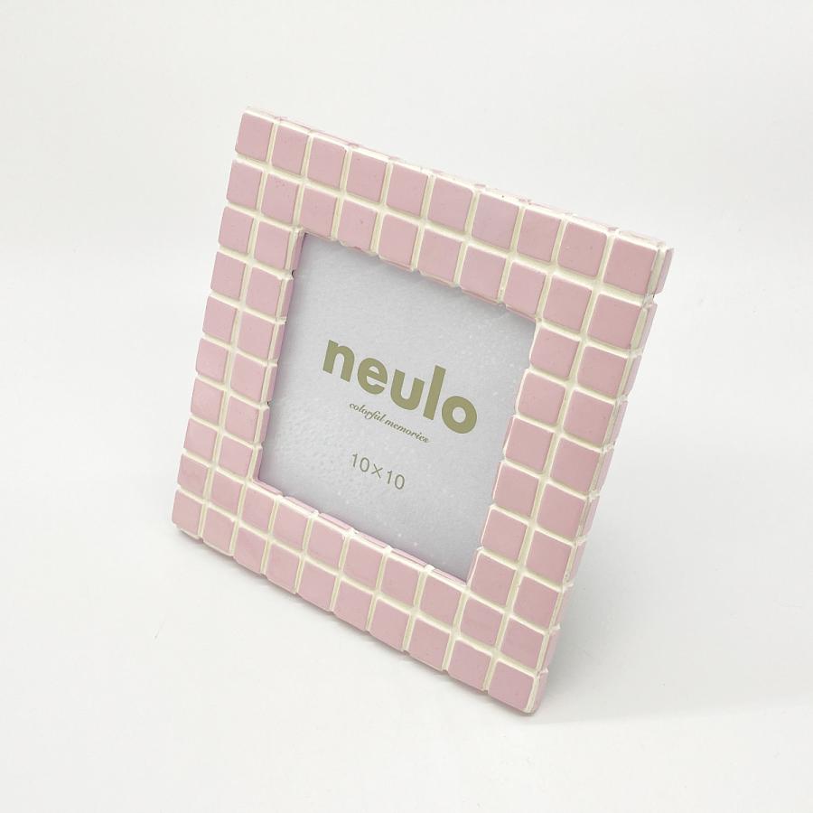 写真立て フォトフレーム  壁掛け かわいい  正方形 ニューロ neulo チェック スクエア |  | 05