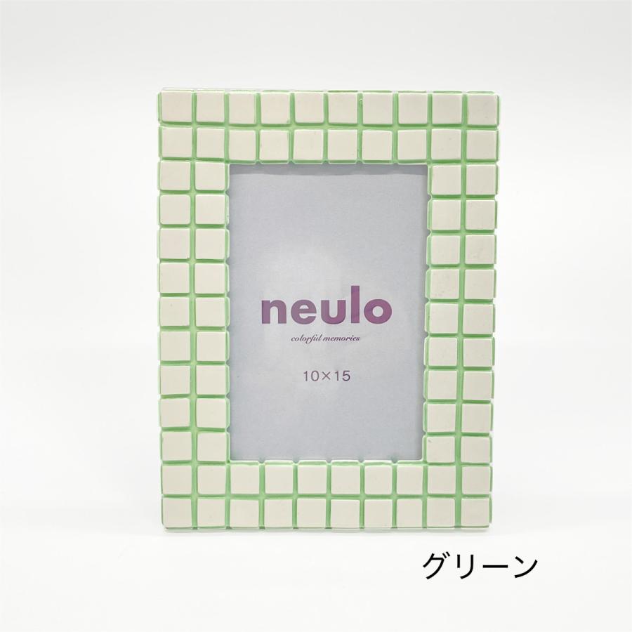 写真立て フォトフレーム  壁掛け かわいい ポストカードサイズ ニューロ neulo チェック |  | 02