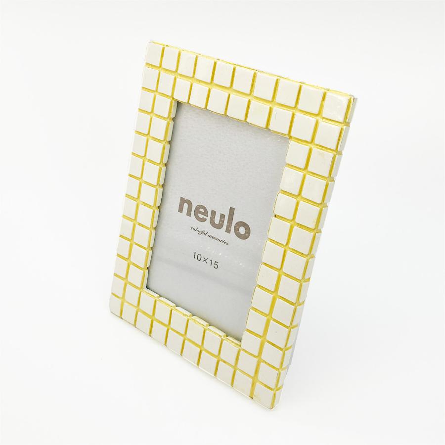 写真立て フォトフレーム  壁掛け かわいい ポストカードサイズ ニューロ neulo チェック |  | 04