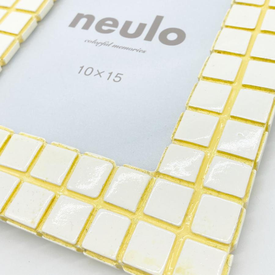 写真立て フォトフレーム  壁掛け かわいい ポストカードサイズ ニューロ neulo チェック |  | 07