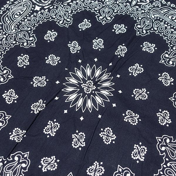 防虫加工 ペイズリー柄バンダナ ＜全6色＞ 55×55cm : ワイオミング