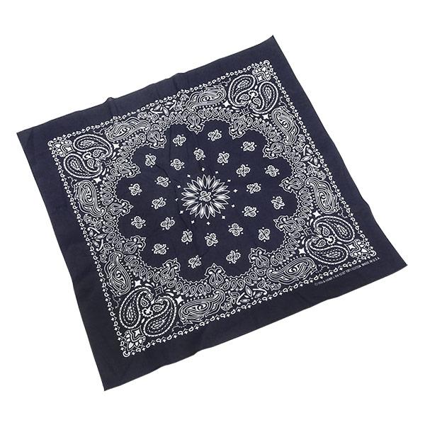 防虫加工 ペイズリー柄バンダナ ＜全6色＞ 55×55cm : ワイオミング