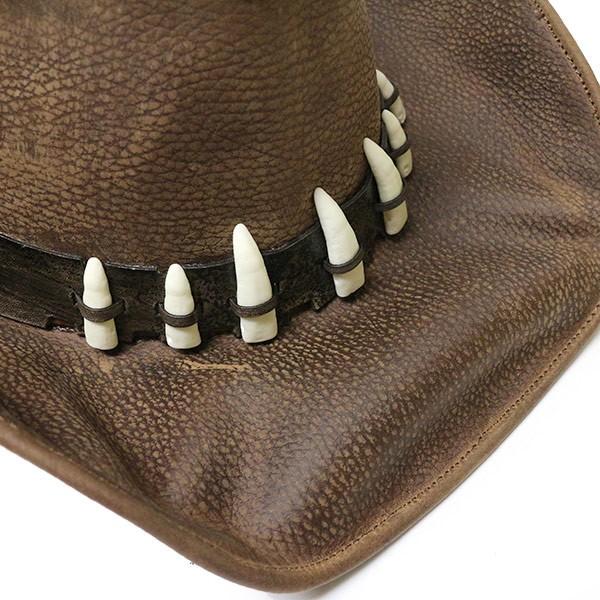 ウエスタンハット カナダ製　ビンテージ　ブラウン　美品 60-23431-bw.jpg