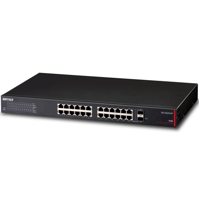 Buffalo - [中古品] バッファロー BS-GS2024P 24ポートネットワークハブ BUFF バッファロー ネットワークハブ BS-GS2024P : ユープラン