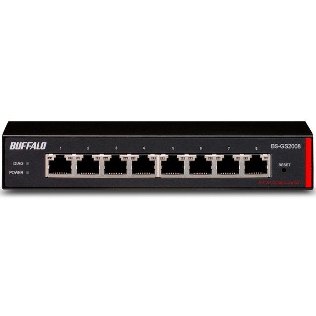ルーター・ネットワーク機器 BUFFALO BS-GS2008 BS-GS2008 : スイッチ : Business Switch | バッファロー