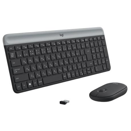 ロジクール キーボード Slim Combo MK470 MK470GR [グラファイト]