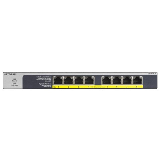 NETGEAR（ネットギア） ネットワークハブ GS108LP-100AJS : ユープラン