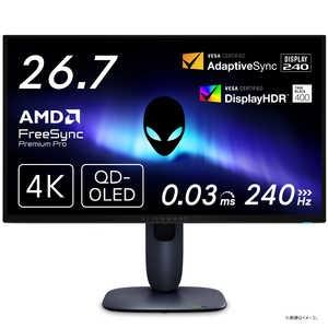 Dell PCモニター・液晶ディスプレイ Alienware AW2725Q-R [26.7インチ