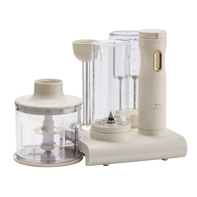 BRUNO ミキサー・フードプロセッサー BRUNO crassy+ BOE096-GRG [グレージュ] BRUNO crassy+ ミキサー・フードプロセッサー BOE096-GRG [グレージュ