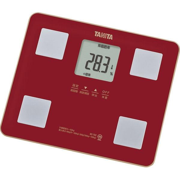 TANITA（タニタ） 体重計・体脂肪計・体組成計 BC-722 [レッド] : ユー
