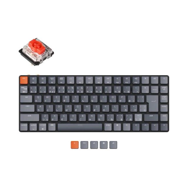 Keychron K3 V2 Optical JIS RGBバックライト　赤軸 Keychron キーボード K3 Wireless Mechanical Keyboard V2 RGB K3-B1