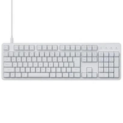 ELECOM（エレコム） キーボード TK-MC50UKTWH 茶軸 [ホワイト] : ユー