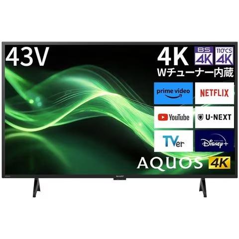 AQUOS 【代引不可】シャープ 液晶テレビ 4K 4T-C43GJ2 [43インチ