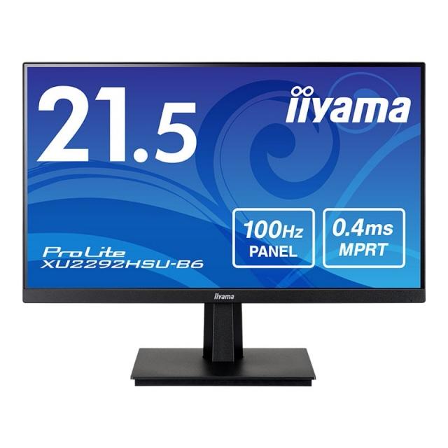 iiyama ProLite XU2292HSU 21.5インチ モニター iiyama PC iiyama PCモニター・液晶ディスプレイ ProLite XU2292HSU-B6