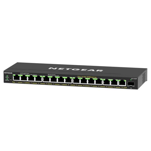 NETGEAR スイッチングハブ(ネットワークハブ) GS316EPP-100JPS