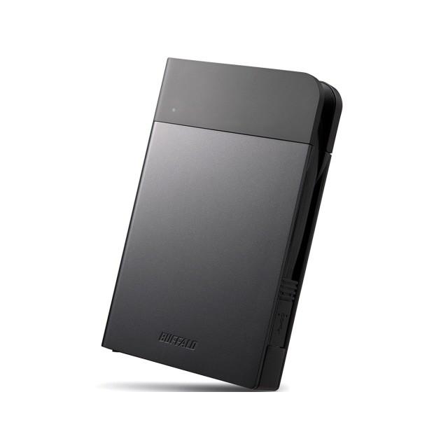 外付けハードディスク・ドライブ BUFFALO MiniStation HD-PZN1.0U3-R MiniStation バッファロー 外付け ハードディスク HD-PZN1.0U3-B