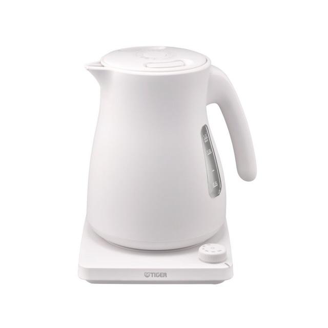 タイガー魔法瓶 電気ケトル PTV-A120-WG [グレイッシュホワイト] タイガー魔法瓶 電気ケトル PTV-A120-WG [グレイッシュホワイト