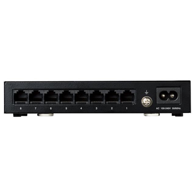 エレコム スイッチングハブ(ネットワークハブ) EHC-G08MN2-HJB [ブラック]_2