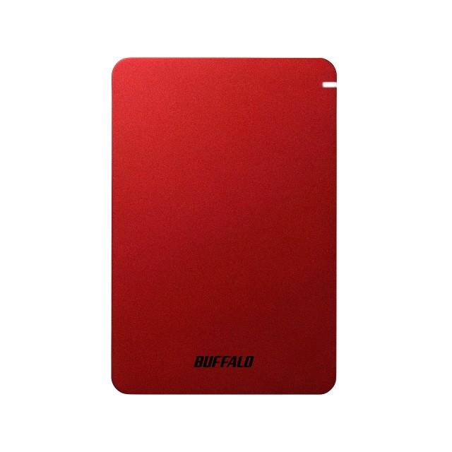バッファロー 外付け ハードディスク HD-PGF1.0U3-RDA [レッド]
