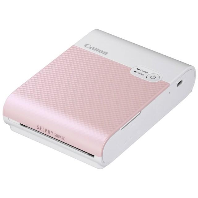 キヤノン（Canon） プリンタ SELPHY SQUARE QX10(PK) [ピンク] : ユー
