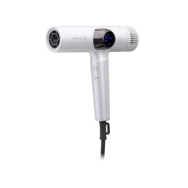 DOSHISHA ゴリラのひとふき ドライヤー　ホワイト　　美品 DOSHISHA（ドウシシャ） ヘアドライヤー ゴリラのひとふき GRD-2501WH