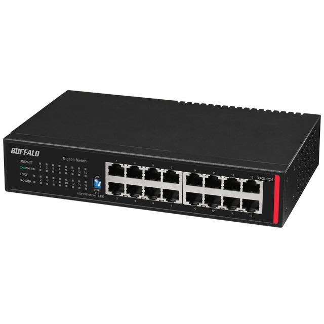 バッファロー スイッチングハブ(ネットワークハブ) BS-GU2216 