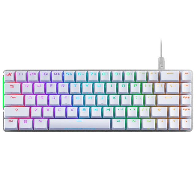 ASUS（エイスース） キーボード ROG Falchion Ace 赤軸 [White] : ユー