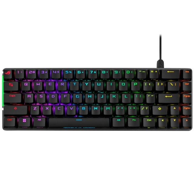 ASUS（エイスース） キーボード ROG Falchion Ace 赤軸 [Black] : ユー