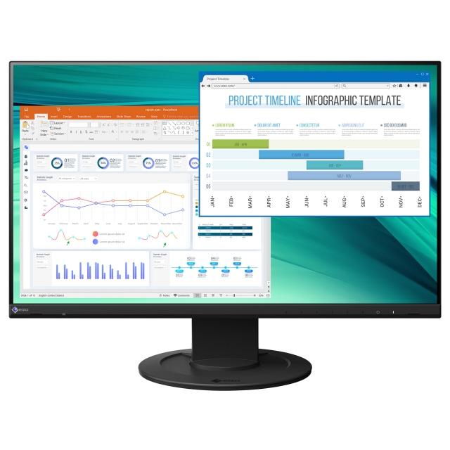 ディスプレイ・モニター本体 EIZO FlexScan EV2460 BK EIZO 液晶モニタ・液晶ディスプレイ FlexScan EV2460-BK [23.8インチ