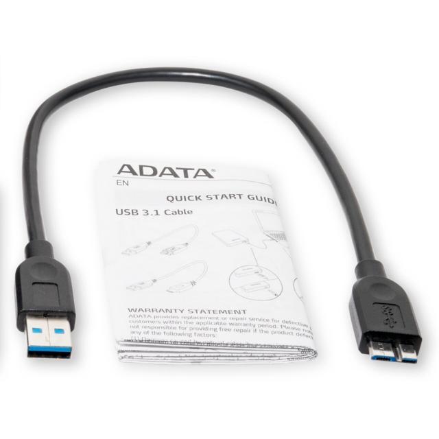 A-DATA ADATA 外付けHDD・ハードディスク AHV620S-1TU3-CBK [ブラック