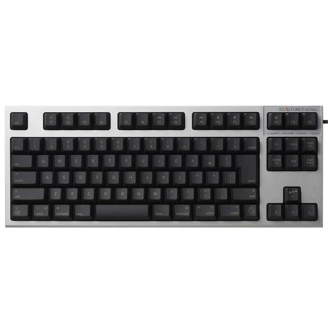 東プレ キーボード REALFORCE TKL SA for Mac R2TLSA-JP3M-BK [ブラック+シルバー]｜youplan