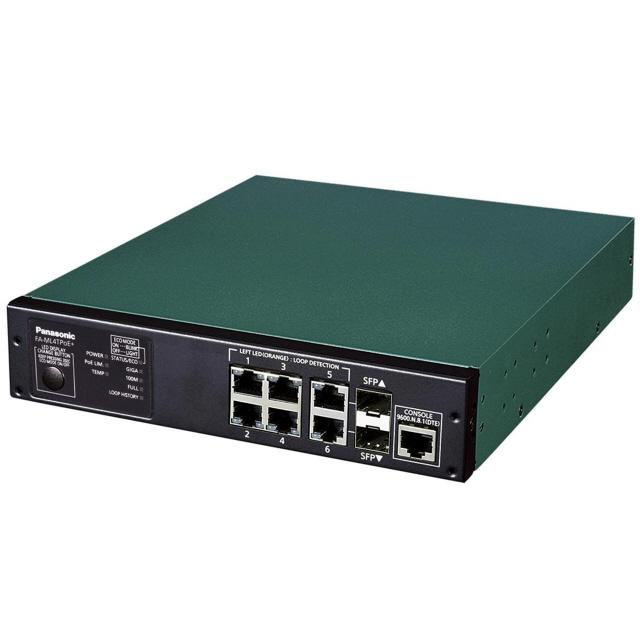 ルーター・ネットワーク機器 A3220 PANASONIC FA-ML4TPoE+(PN230493N) Panasonic（パナソニック） ネットワークハブ FA-ML4TPoE+ PN230493N