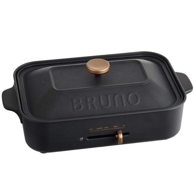 【新品未使用品】 BRUNO ブルーノ コンパクトプレート BOE021 BRUNO（ブルーノ） ホットプレート BRUNO BOE021-CBK [キャスト