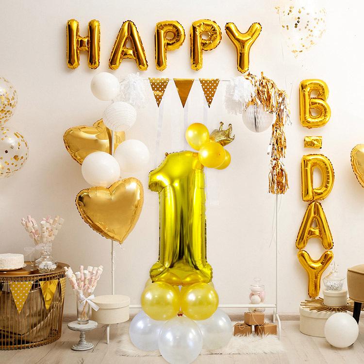 regalo（パーティグッズ） 数字 バルーン 立体セット 誕生日
