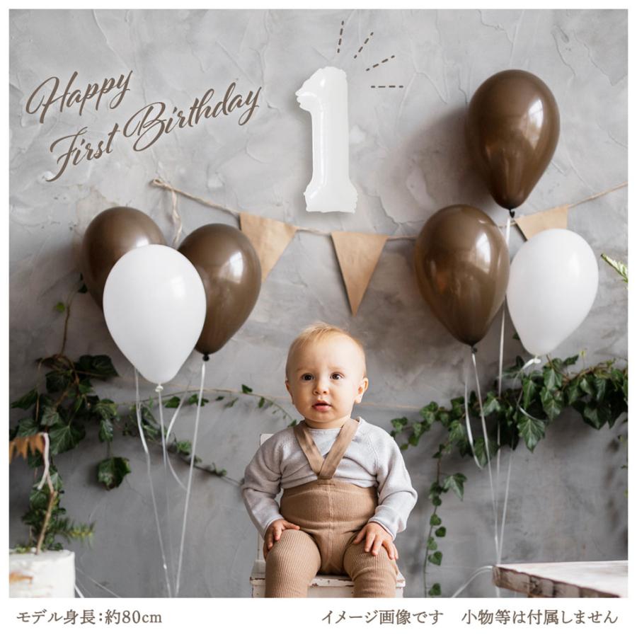 regalo 数字 バルーン 風船 ナンバー 飾り付け 装飾 ホワイト 誕生日