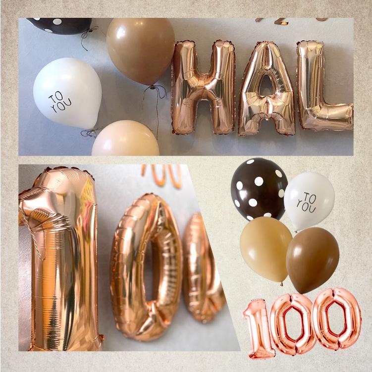 regalo 誕生日 バルーン 飾り付け 風船 飾り ハーフバースデー 100日祝