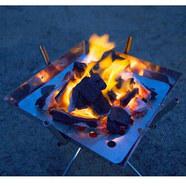 バーベキュー コンロ  焼き網3枚付き グリル ポータブル BBQ ファイアグリル 焚火台 キャンプ用品  yct viaggio+｜youplus-corp｜05