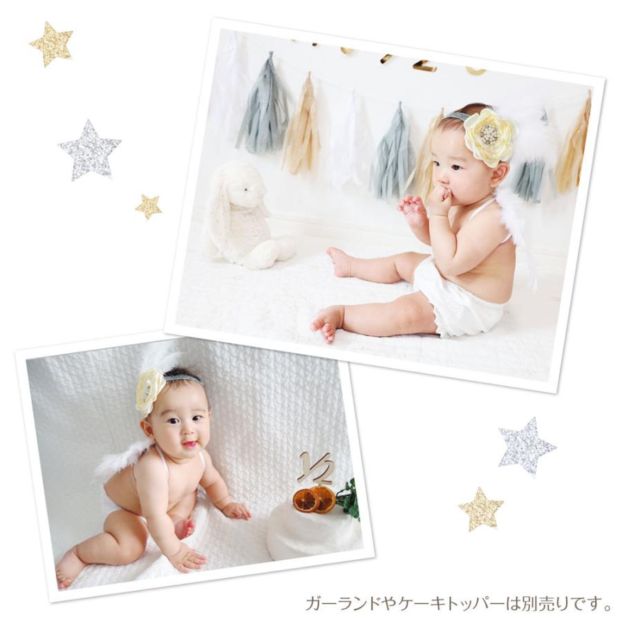 regalo 天使の羽 ベビー ニューボーンフォト ヘッドドレス 寝相アート