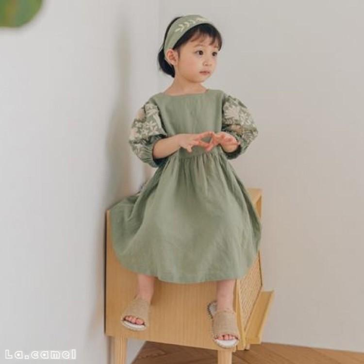 韓国服 キッズ 女の子 ワンピース ナチュラル 刺繍 夏 ノースリーブ La Camel Vanilla コットン 韓国ファッション おしゃれ 80 90 100 110 1 130 送料無料 Ycm ユープラス Paypayモール店 通販 Paypayモール