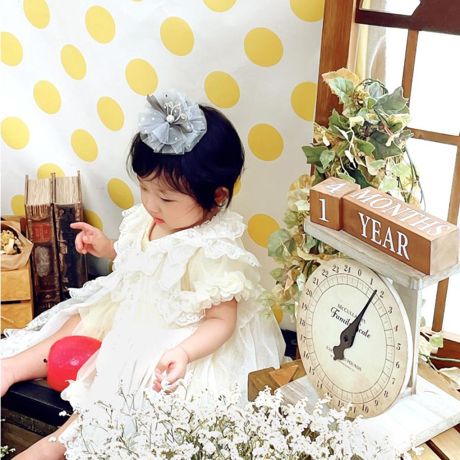オーダー一覧⑥☆ヘアクリップ　チュール　ベビー　キッズ regalo（パーティグッズ） ヘアクリップ チュール ハット ミニ