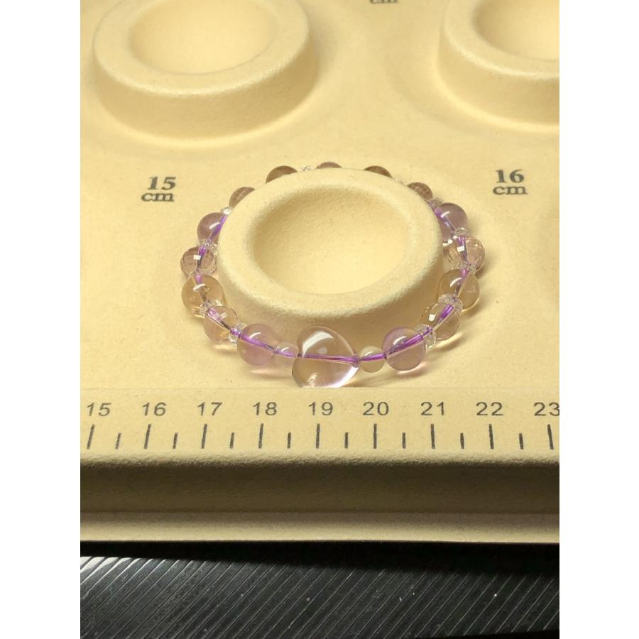 アメトリン ハート デザイン 天然石ブレスレット |  | 05