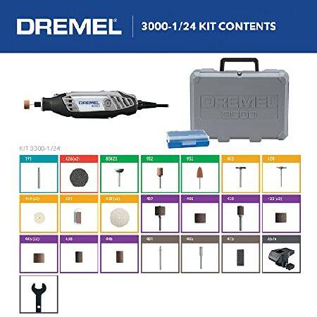 Dremel　3000-1　24　Projects　Rotary　Crafting　G　Attachment　Sanding,　Variable　Variety　Speed　DIY　＆　and　for　Cutting,　Accessories,　of　Tool　Ideal　Kit　24