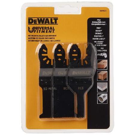 DEWALT　Oscillating　Tool　Set,　3-Piece　Blades　(DWA4215)