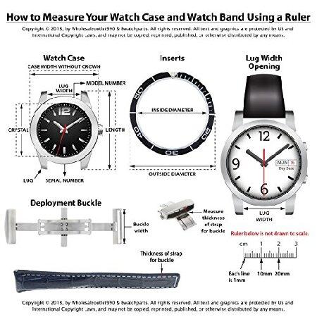 腕時計、アクセサリー ベゼル挿入for Seiko 6105 - 8110,7002,6309,7s26 - 0020,6309,6306,7548、skx007ブラック