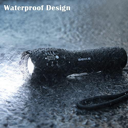 Beike　Flashlights,　2-Pack　Lumens,　Security　Powerful　Flash　LED　Small　Bright　Tactical　Super　Waterproof　Light,　Flashlights,　Flashlights　High　Flashlight,