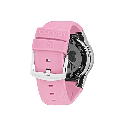 お買い得！ MULCO シリコンレディース腕時計 レディース クォーツ アナログ 多機能ムーブメント ローズゴールドアクセント ステンレススチールケース付き 傷つきにくいミネ 【JSB7295314872】(26622円)