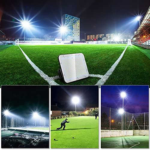 SERWING　Led　Flood　Light　Waterproof　Outdoor　Bright　Lights,　with　Lights　LED　240W　Garden,　Super　5000K　36,000LM　IP66　Daylight,　Yard,　Outdoor　Flood　for　Pla