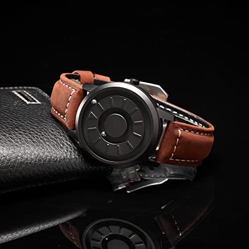 EUTOUR 防水磁気鋼球時計、ユニセックス金属多機能時計ファッションスポーツクォーツ時計 E017B お気軽にお問い合わせください